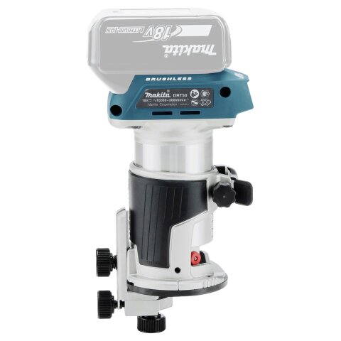 Makita DRT50ZJX2 Akku-Multifunktionsfräse 18V inkl. 3 Fräsmodule im MAKPAC (ohne Akku, ohne Ladegerät)