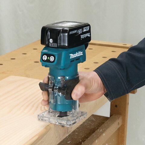 Makita DRT52Z Akku-Kantenfräse 18V (ohne Akku, ohne Ladegerät) EN
