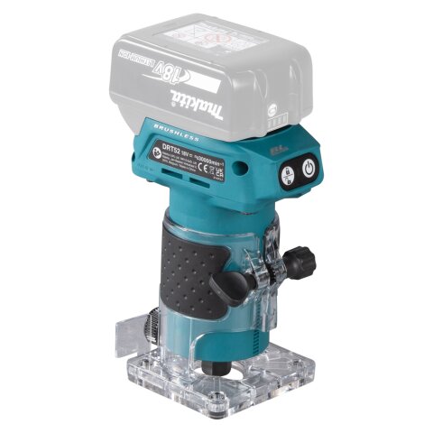 Makita DRT52Z Akku-Kantenfräse 18V (ohne Akku, ohne Ladegerät) EN