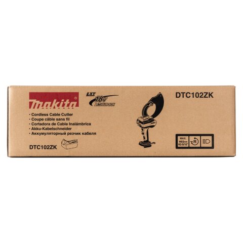 Makita DTC102ZK Akku-Kabelschneider 18 V, geschlossene Klinge, (ohne Akku, ohne Ladegerät) im Transportkoffer
