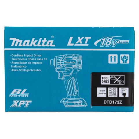 Makita DTD173Z Akku-Schlagschrauber 18V (ohne Akku, ohne Ladegerät)