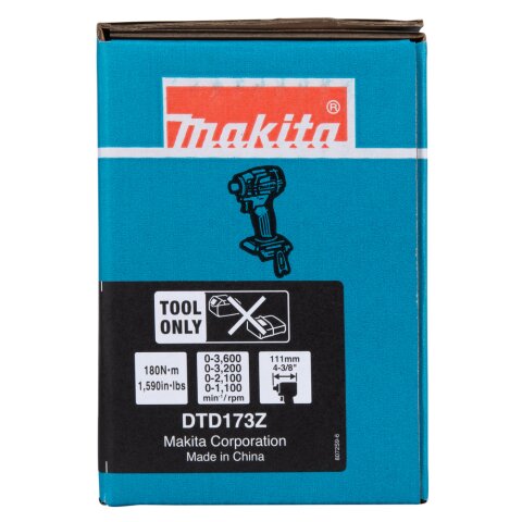 Makita DTD173Z Akku-Schlagschrauber 18V (ohne Akku, ohne Ladegerät)
