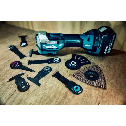Makita DTM52ZJX2 Akku-Multifunktionswerkzeug 18V  + 33-teiliges Zubehör-Set im MAKPAC (ohne Ladegerät + Akku) EN