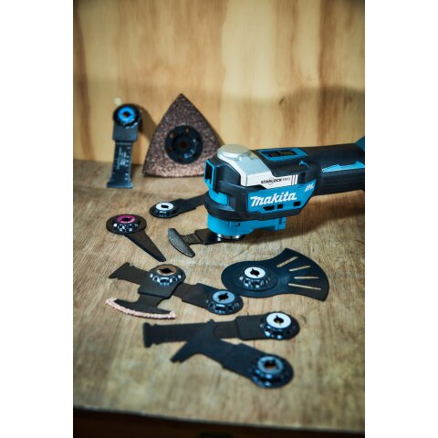 Makita DTM52ZJX2 Akku-Multifunktionswerkzeug 18V  + 33-teiliges Zubehör-Set im MAKPAC (ohne Ladegerät + Akku) EN