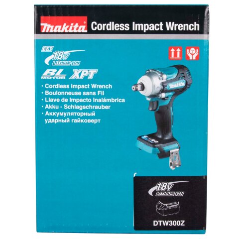 Makita DTW300Z Akku-Schlagschrauber 18V (ohne Akku, ohne Ladegerät) EN