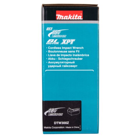 Makita DTW300Z Akku-Schlagschrauber 18V (ohne Akku, ohne Ladegerät) EN