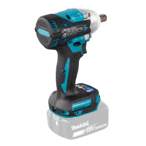 Makita DTW301Z Akku-Schlagschrauber 18V (ohne Akku, ohne Ladegerät), 1/2"-Außenvierkant mit Kugelrastung