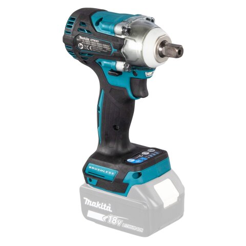 Makita DTW301Z Akku-Schlagschrauber 18V (ohne Akku, ohne Ladegerät), 1/2"-Außenvierkant mit Kugelrastung