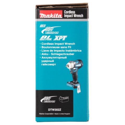 Makita DTW302Z Akku-Schlagschrauber 18V (ohne Akku, ohne Ladegerät)