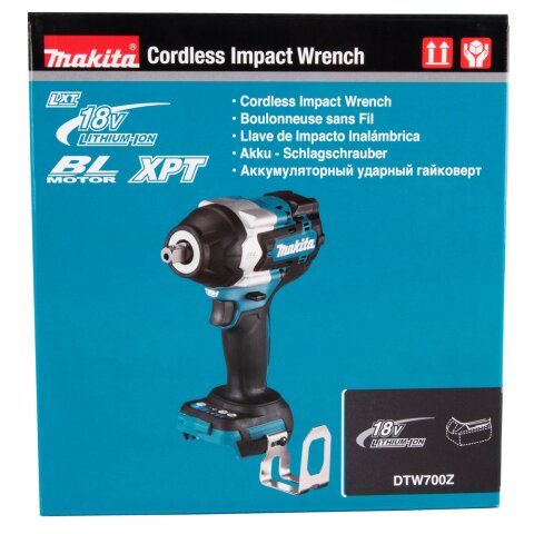 Makita DTW700Z Akku-Schlagschrauber 18V (ohne Akku, ohne Ladegerät) EN
