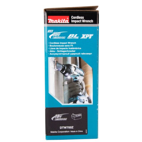 Makita DTW700Z Akku-Schlagschrauber 18V (ohne Akku, ohne Ladegerät) EN