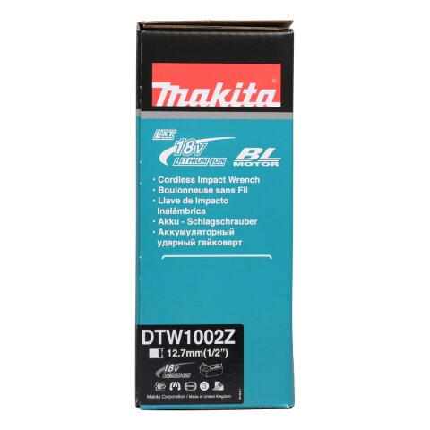 Makita DTW1002Z Akku-Schlagschrauber 18V (ohne Akku, ohne Ladegerät)