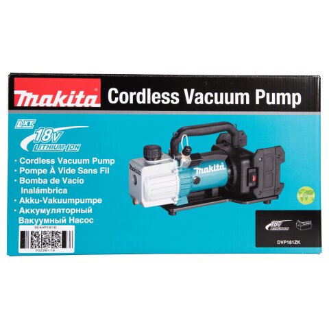 Makita DVP181ZK Akku-Vakuumpumpe 18V (ohne Akku, ohne Ladegerät) im Transportkoffer