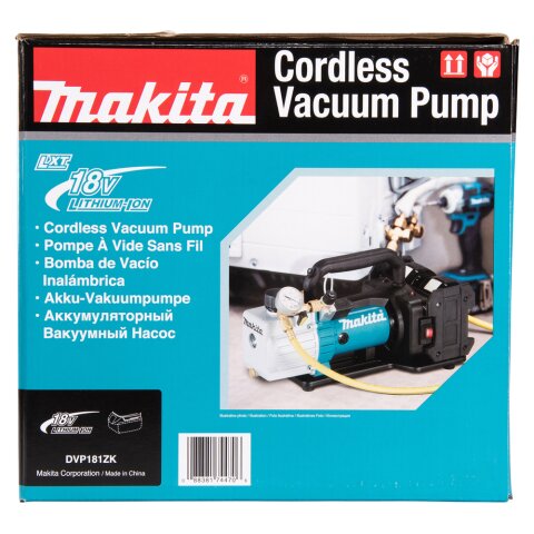 Makita DVP181ZK Akku-Vakuumpumpe 18V (ohne Akku, ohne Ladegerät) im Transportkoffer
