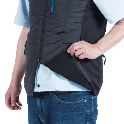 Makita DCV202ZS Thermoweste Gr. S 12V max. - 18V (ohne Akku, ohne Ladegerät, inkl. 18V Adapter)