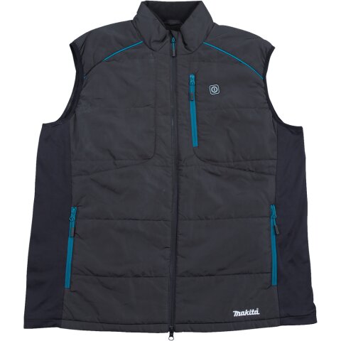 Makita DCV202ZS Thermoweste Gr. S 12V max. - 18V (ohne Akku, ohne Ladegerät, inkl. 18V Adapter)