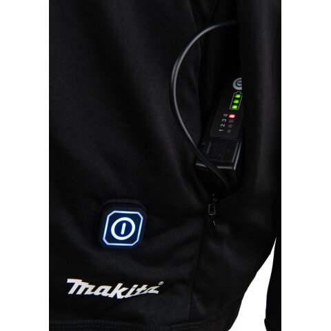 Makita DCX200CL Akku-Thermoshirt Gr. L 12V max. - 18V (ohne Akku, ohne Ladegerät)