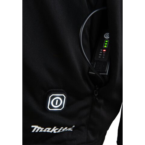 Makita DCX200C3XL Akku-Thermoshirt Gr. 3XL 12V max. - 18V (ohne Akku, ohne Ladegerät) EN