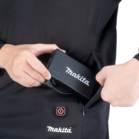 Makita DCX201C2XL Akku-Thermoshirt Gr. 2XL 12V max. - 18V (ohne Akku, ohne Ladegerät) EN