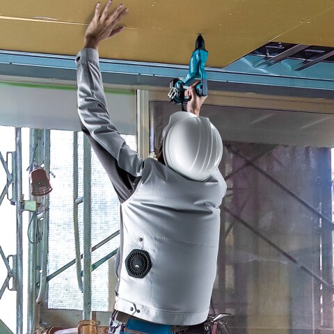 Makita DFJ213ZXL Akku-Klimajacke Gr.XL 12V max. - 18V (ohne Akku, ohne Ladegerät) EN