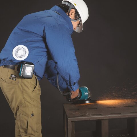 Makita DFJ304ZM Akku-Klima-Jacke Gr. M 12V max. - 18V (ohne Akku, ohne Ladegerät) EN