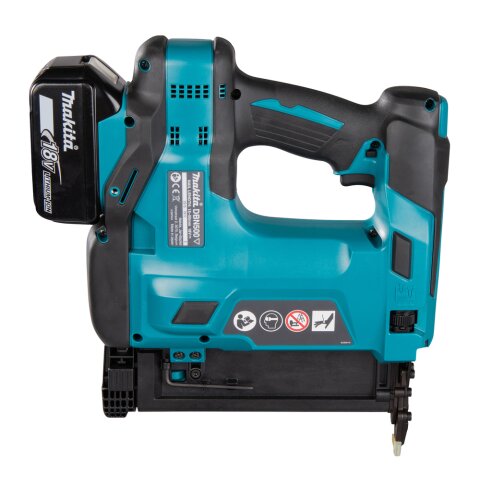 Makita DBN500RTJ Akku-Stauchkopfnagler 50 mm 18V / 5,0 Ah, 2 Akkus + Ladegerät im MAKPAC