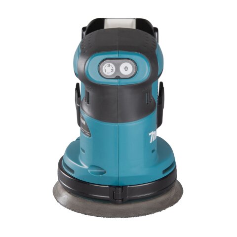 Makita DBO180RTJ Akku-Exzenterschleifer 125 mm 18V / 5,0 Ah, 2 Akkus + Ladegerät im MAKPAC EN