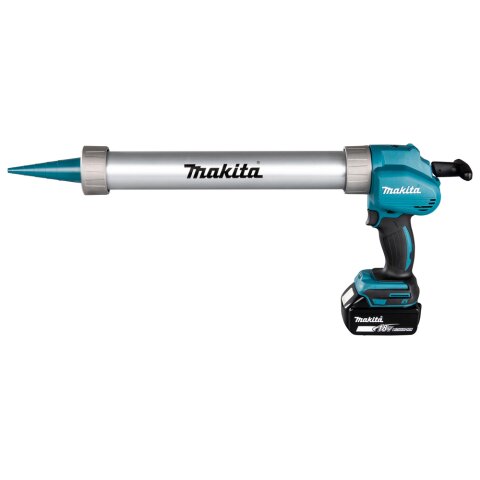 Makita DCG180RYEX Akku-Kartuschenpistole 18V / 1,5 Ah + Beutelhalter 600 ml