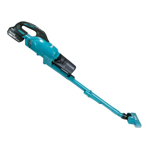 Makita DCL286FRF Akku-Staubsauger 18V / 3,0 Ah, 1 Akku + Ladegerät mit Zykloneinheit