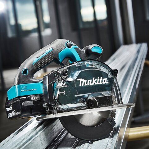 Makita DCS553RTJ Akku-Metallhandkreissäge 18V / 5,0 Ah, 2 Akkus + Ladegerät im MAKPAC EN