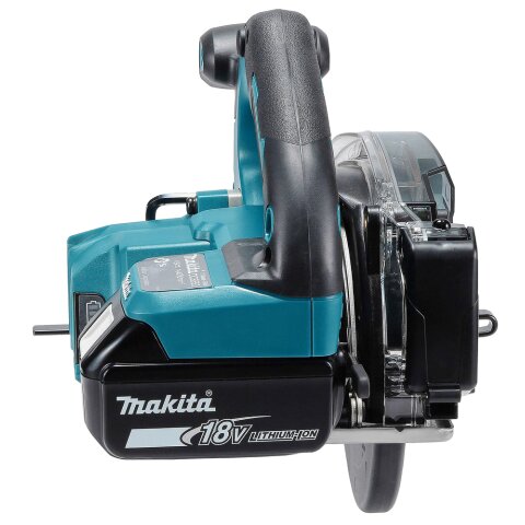 Makita DCS553RTJ Akku-Metallhandkreissäge 18V / 5,0 Ah, 2 Akkus + Ladegerät im MAKPAC EN