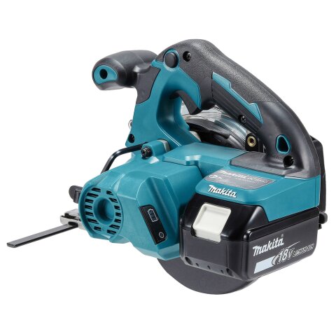 Makita DCS553RTJ Akku-Metallhandkreissäge 18V / 5,0 Ah, 2 Akkus + Ladegerät im MAKPAC EN