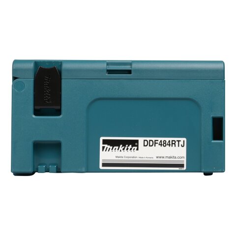 Makita DDF484RTJ Akku-Bohrschrauber 18V / 5,0 Ah, 2 Akkus + Ladegerät im MAKPAC EN