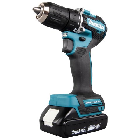 Makita DDF487RAJ Akku-Bohrschrauber 18V / 2,0 Ah, 2 Akkus + Ladegerät im MAKPAC EN