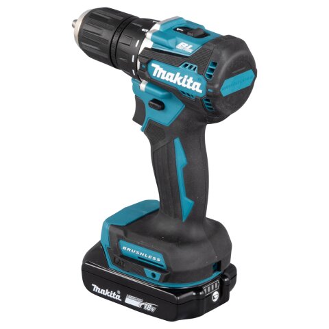 Makita DDF487RAJ Akku-Bohrschrauber 18V / 2,0 Ah, 2 Akkus + Ladegerät im MAKPAC EN