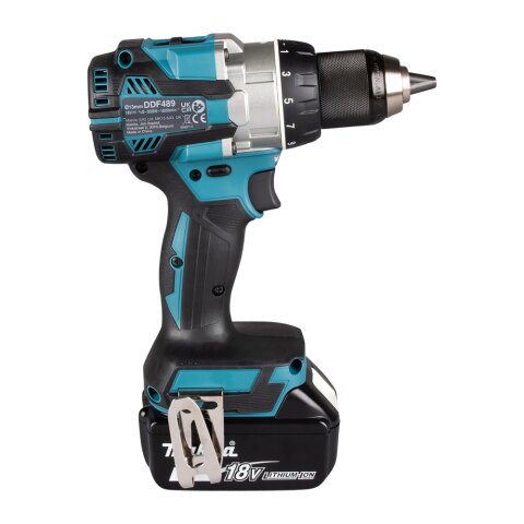 Makita DDF489RTJ Akku-Bohrschrauber 18V / 5,0 Ah, 2 Akkus + Ladegerät im MAKPAC