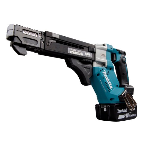 Makita DFR551RTJ Akku-Magazinschrauber 18V / 5,0 Ah, 2 Akkus + Ladegerät im MAKPAC