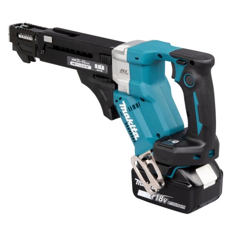 Makita DFR551RTJ Akku-Magazinschrauber 18V / 5,0 Ah, 2 Akkus + Ladegerät im MAKPAC