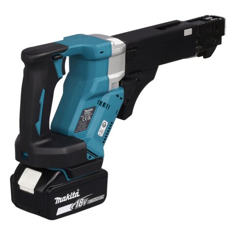 Makita DFR551RTJ Akku-Magazinschrauber 18V / 5,0 Ah, 2 Akkus + Ladegerät im MAKPAC