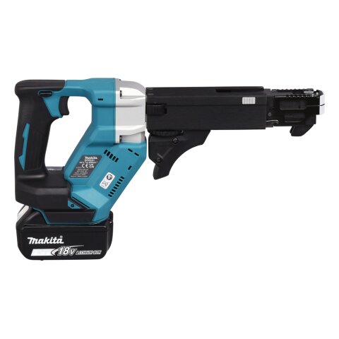 Makita DFR551RTJ Akku-Magazinschrauber 18V / 5,0 Ah, 2 Akkus + Ladegerät im MAKPAC