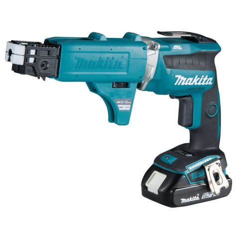 Makita DFS452AJX2 Akku-Schnellbauschrauber 18V / 2,0 Ah,...