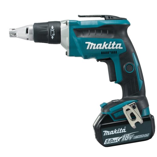 Makita DFS452RTJ Akku-Schnellbauschrauber 18V / 5,0 Ah, 2 Akkus + Ladegerät im MAKPAC