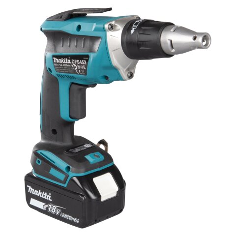 Makita DFS452RTJ Akku-Schnellbauschrauber 18V / 5,0 Ah, 2 Akkus + Ladegerät im MAKPAC