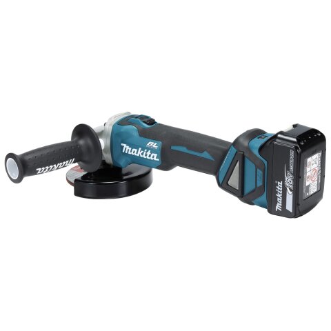 Makita DGA511RTJ Akku-Winkelschleifer 18V / 5,0 Ah, 2 Akkus + Ladegerät im MAKPAC
