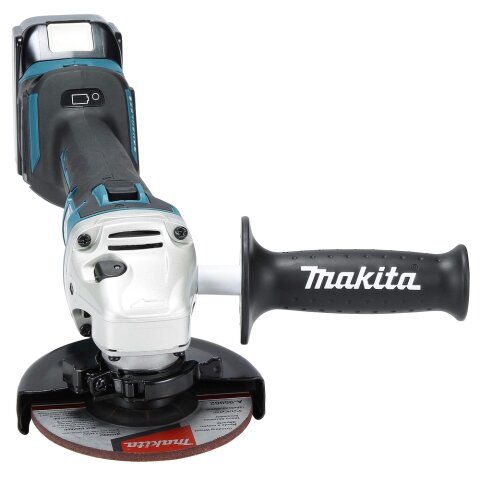 Makita DGA511RTJ Akku-Winkelschleifer 18V / 5,0 Ah, 2 Akkus + Ladegerät im MAKPAC
