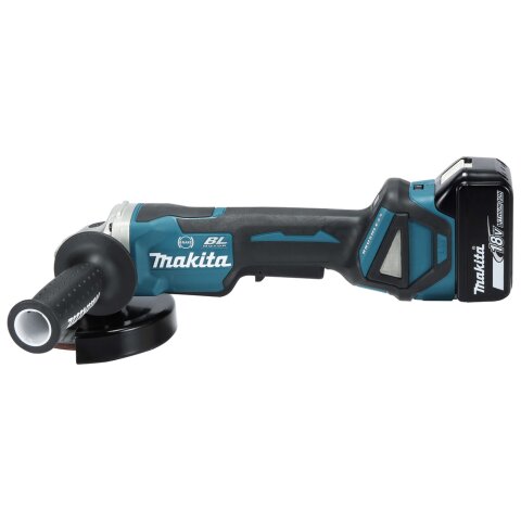 Makita DGA517RTJ Akku-Winkelschleifer 18V / 5,0 Ah mit...