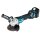 Makita DGA517RTJ Akku-Winkelschleifer 18V / 5,0 Ah mit Paddleschalter, 2 Akkus + Ladegerät im MAKPAC