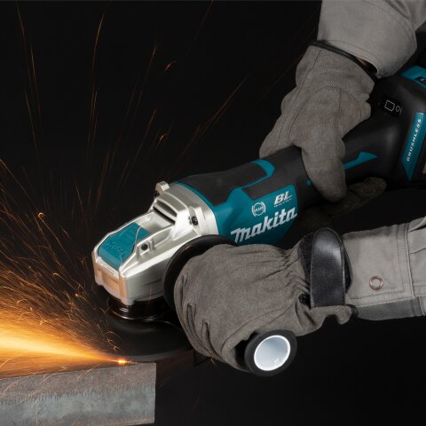 Makita DGA519RTJ Akku-Winkelschleifer 18V / 5,0 Ah, 2 Akkus + Ladegerät im MAKPAC EN