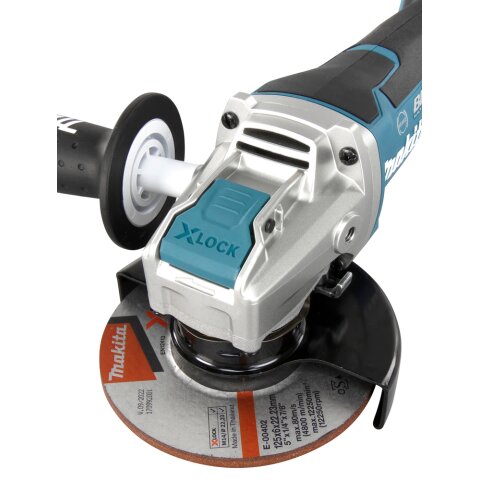 Makita DGA519RTJ Akku-Winkelschleifer 18V / 5,0 Ah, 2 Akkus + Ladegerät im MAKPAC EN