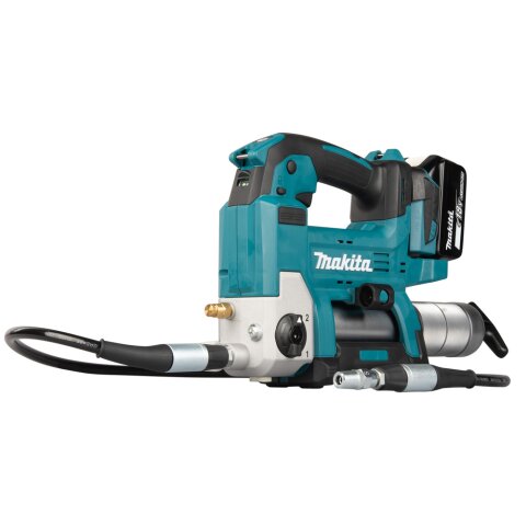Makita DGP180RT Akku-Fettpresse 18V inkl. Zylinder A / 5,0 Ah, 1 Akku + Ladegerät